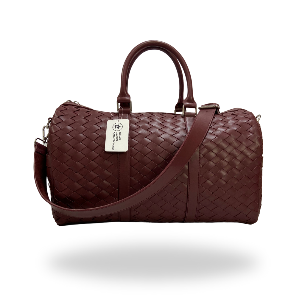 Barolo Weaved Duffle Bag