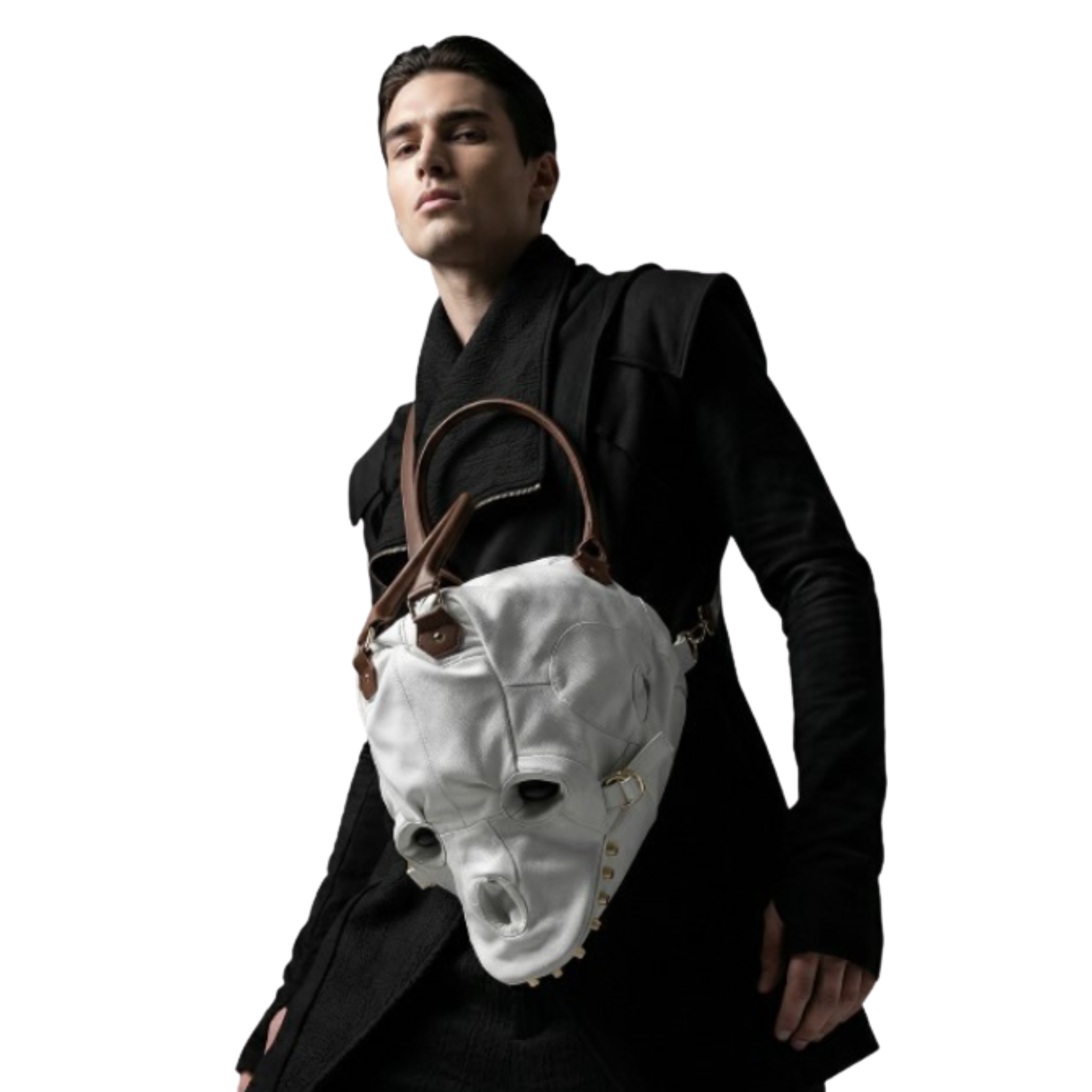 Leather Skull Bag