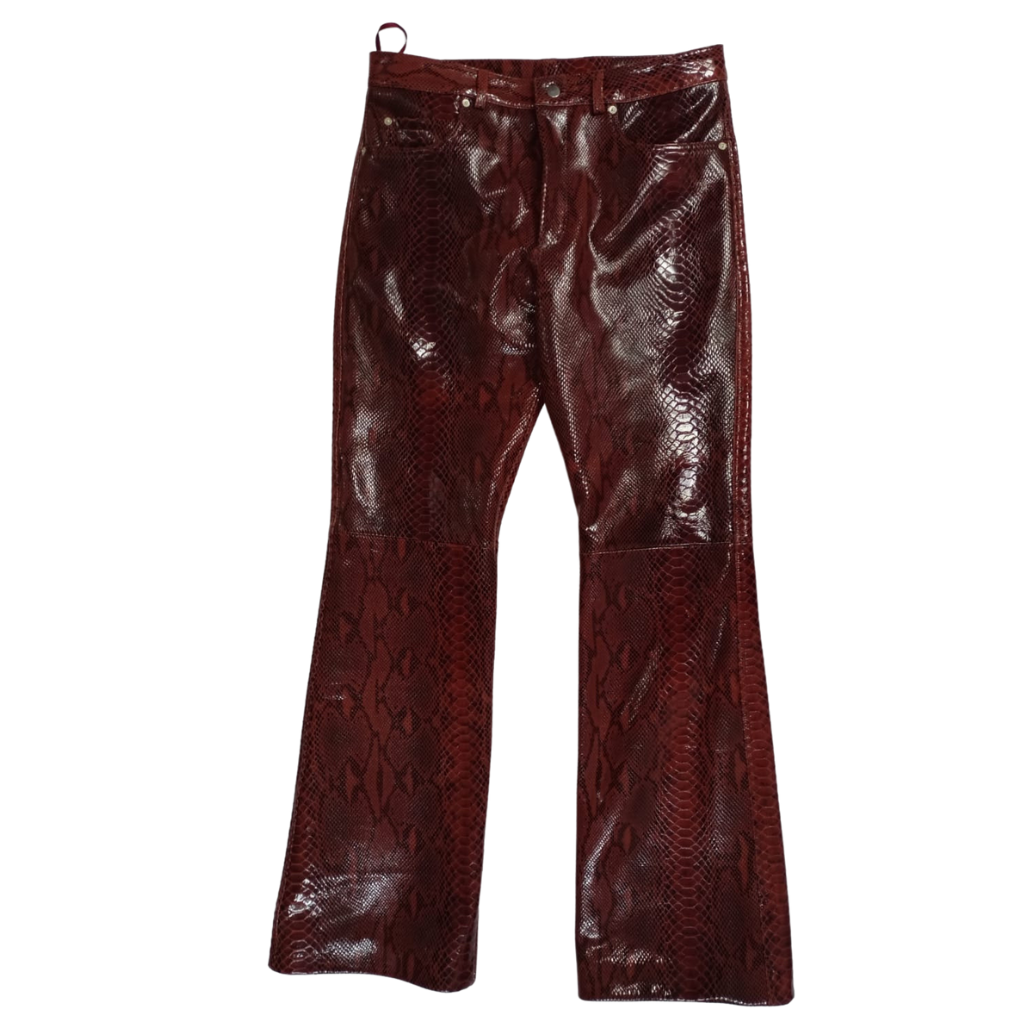 Snake foil printed pant