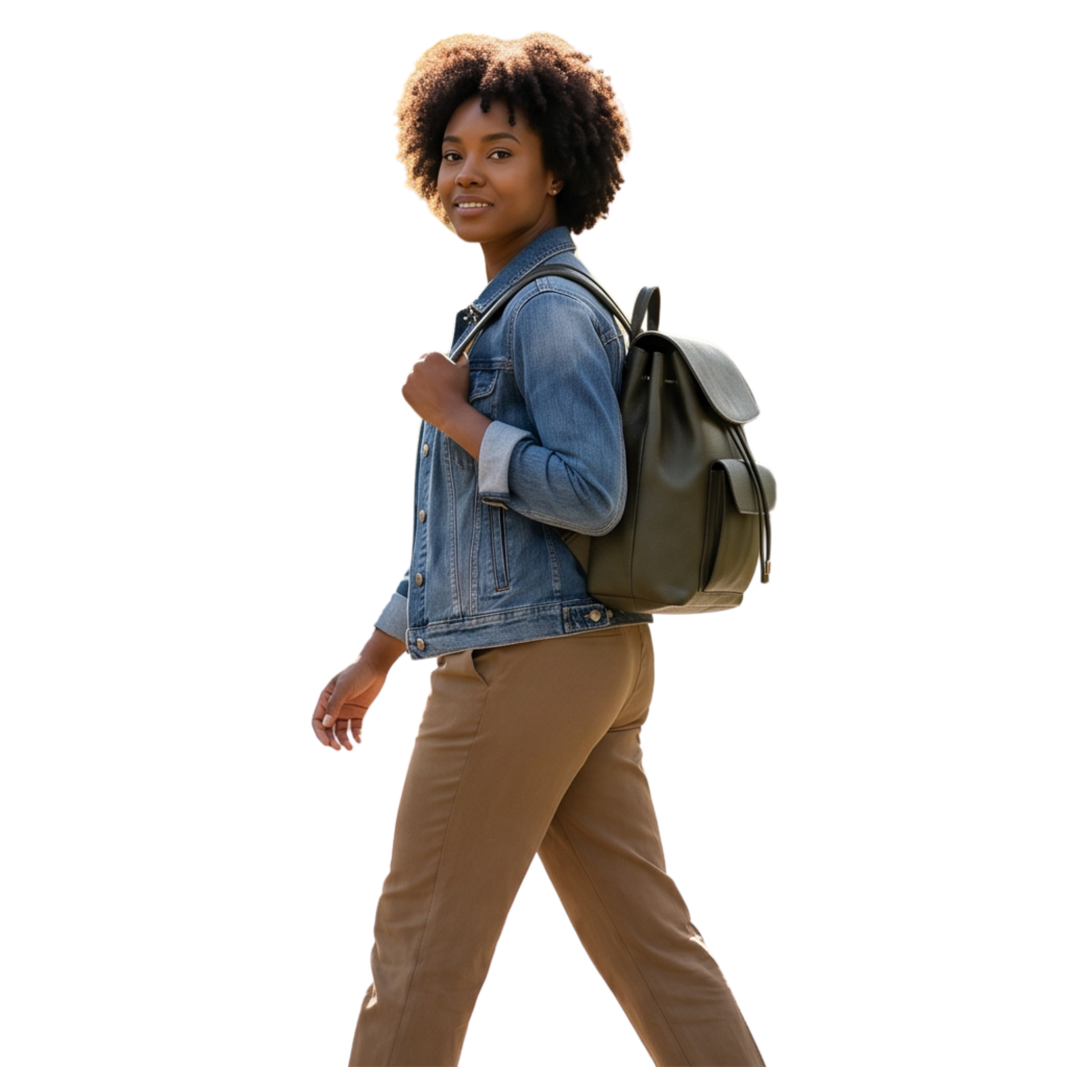 Leather Sleek Backpack