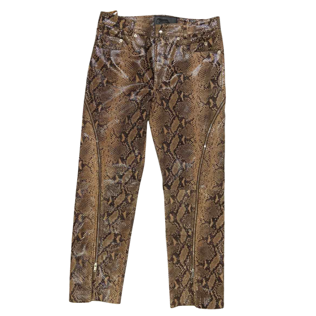 SNAKE PRINTED PANTS